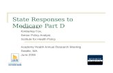 State Responses to Medicare Part D