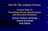 Lecture Note 10 Describing Process Specifications and Structured Decisions