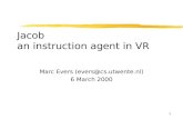 Jacob an instruction agent in VR