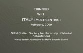 TRINNOD WP1  ITALY  (MULTICENTRIC) February, 2009