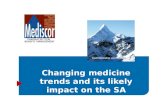 Changing medicine trends and its likely impact on the SA healthcare industry