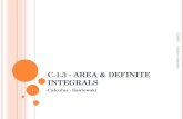 C.1.3 - AREA & DEFINITE INTEGRALS