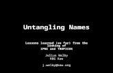 Untangling Names
