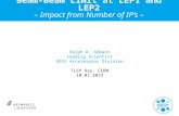 Beam-Beam Limit at LEP1 and LEP2 – Impact from Number of IP ’ s –