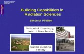 Building Capabilities in  Radiation Sciences