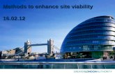 Methods to enhance site viability 16.02.12