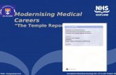 Modernising Medical Careers “ The Temple Report”