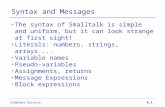 Syntax and Messages