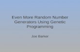 Even More Random Number Generators Using Genetic Programming