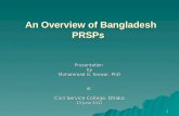 An Overview of Bangladesh  PRSPs