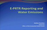 E-PRTR Reporting and Water Emissions