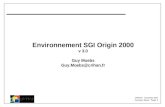 Environnement SGI Origin 2000 v 3.0 Guy Moebs Guy.Moebs@crihan.fr