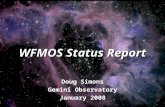 WFMOS Status Report