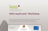 KESS Applicants’ Workshop