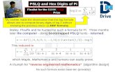 PSLQ and Hex Digits of Pi