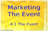 Marketing The Event