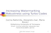 Increasing Watermarking Robustness using Turbo Codes