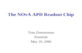 The  NO n A  APD Readout Chip