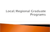 Local/Regional Graduate Programs