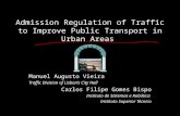 Admission Regulation of Traffic to Improve Public Transport in Urban Areas