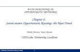 Chapter 2:  Social-aware Opportunistic Routing: the New Trend