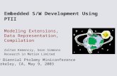 Embedded S/W Development Using PTII