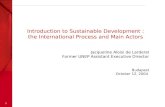 Introduction to Sustainable Development : the International Process and Main Actors