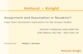 Holland + Knight Assignment and Assumption or Novation?: