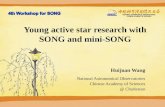 Young active star research with SONG and mini-SONG