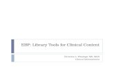 EBP: Library Tools for Clinical Content
