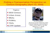 Putting a Transportation Perspective on Census Geography (April 12, 2010)
