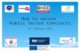 How to secure  Public Sector Contracts