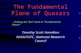 The Fundamental Plane of Quasars