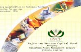 Rajasthan Venture Capital Fund Managed by  Rajasthan Asset Management Company Private Limited