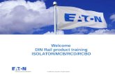 Welcome  DIN Rail product training ISOLATOR/MCB/RCD/RCBO