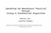 Speeding Up Warehouse Physical Design Using A Randomized Algorithm