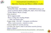 International Contributions to   Neutrino Factory and Muon Collider Studies