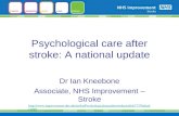 Psychological care after stroke: A national update