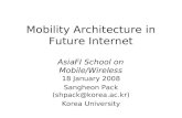 Mobility Architecture in Future Internet
