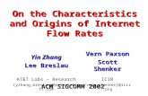 On the Characteristics and Origins of Internet Flow Rates