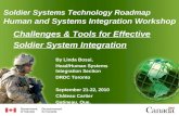 Challenges & Tools for Effective Soldier System Integration