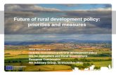 Future of rural development policy: priorities and measures