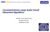 Constraint-Driven Large Scale Circuit Placement Algorithms