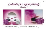 CHEMICAL REACTIONS Chapter 4