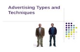 Advertising Types and Techniques