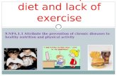 Effects of a poor diet and lack of exercise