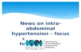 News on intra-abdominal hypertension – focus on fluids and hemodynamics