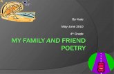 My Family  and  Friend Poetry