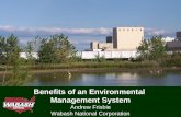 Benefits of an Environmental  Management System Andrew Frisbie Wabash National Corporation