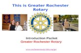This is Greater Rochester Rotary